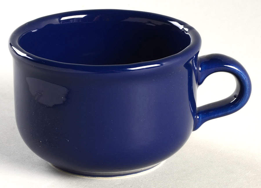 Solid Colours Cobalt Blue Flat Cup by Waechtersbach-1