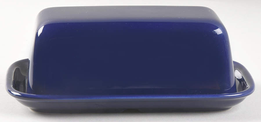 Solid Colours Cobalt Blue 1/4 Lb Covered Butter by Waechtersbach-1