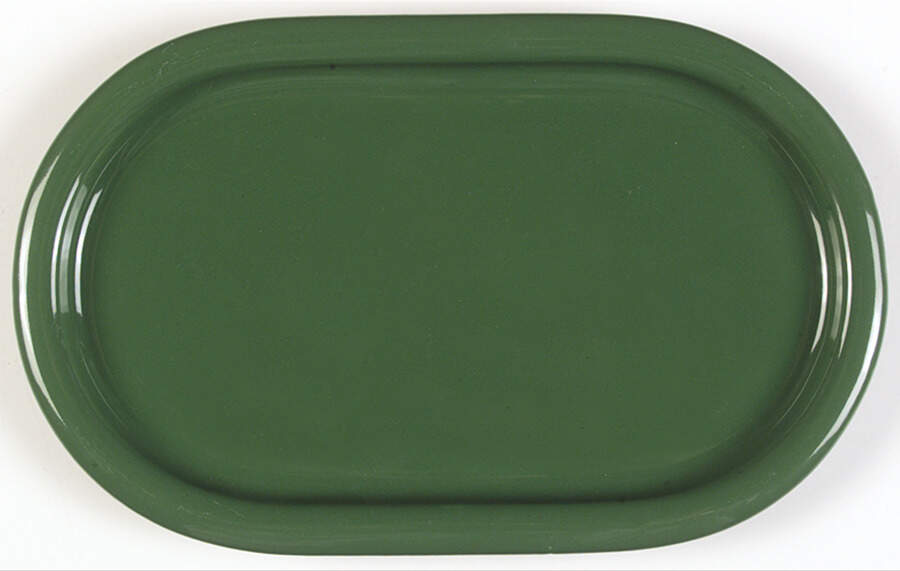 Solid Colours Hunter Green 11" Oval Serving Platter by Waechtersbach-1