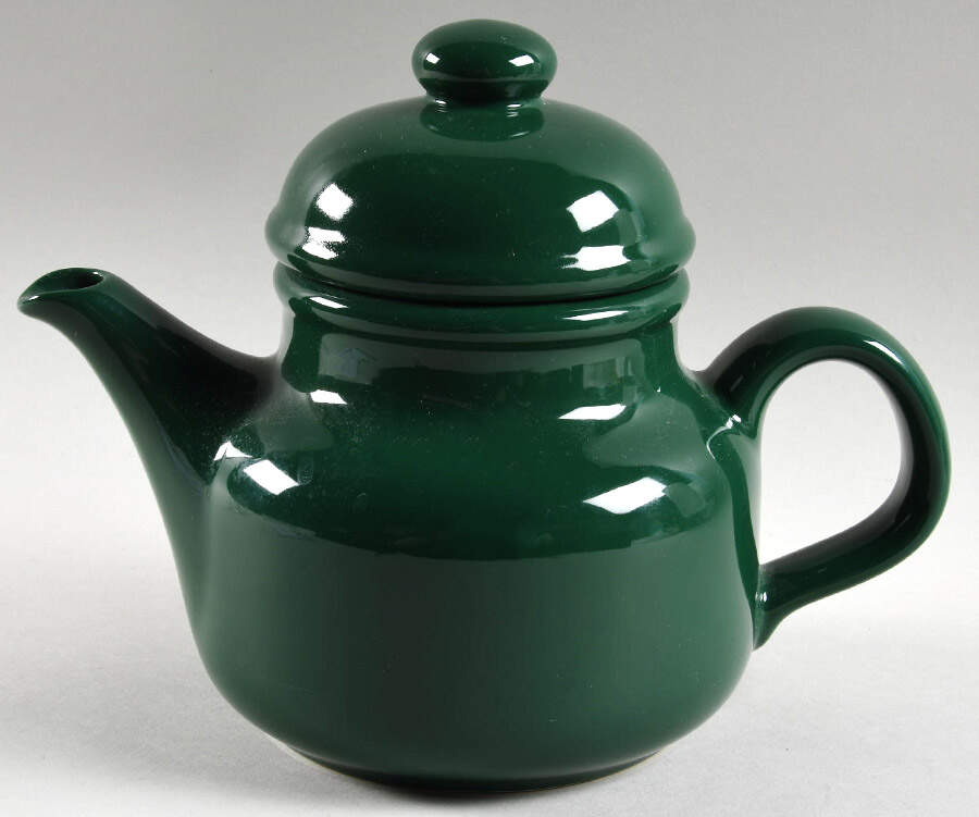 Solid Colours Hunter Green Teapot & Lid by Waechtersbach-1