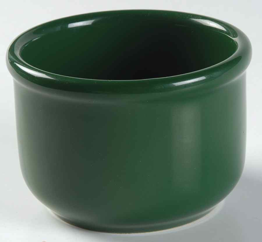 Solid Colours Hunter Green Sugar Bowl No Lid by Waechtersbach-1
