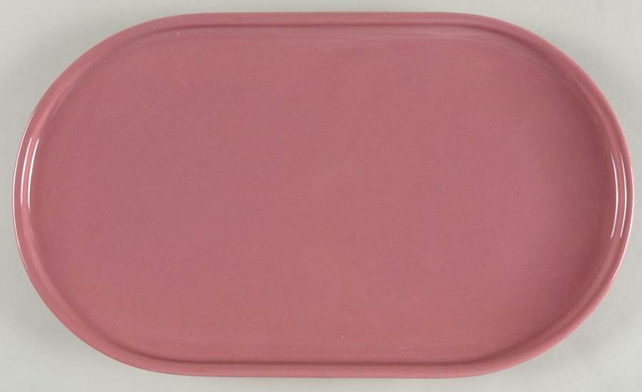 Solid Colours Old Rose 13" Oval Serving Platter by Waechtersbach-1