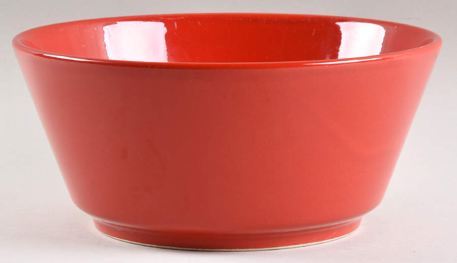 Solid Colours Red 9" Round Vegetable Bowl by Waechtersbach-1