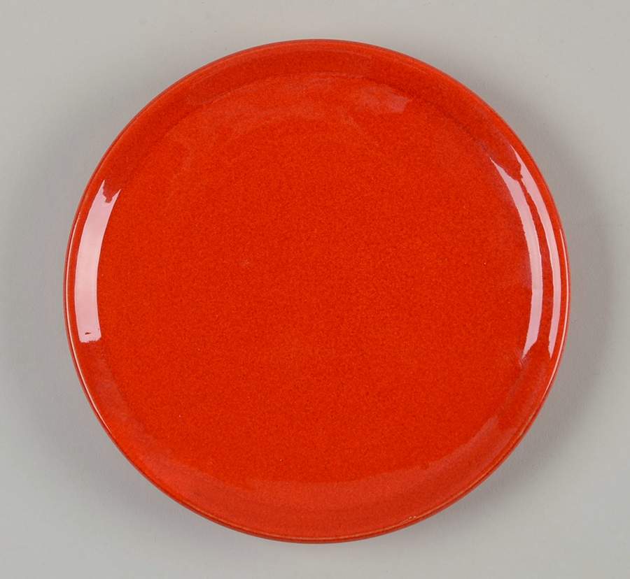 Solid Colours Red Canape Plate by Waechtersbach-1