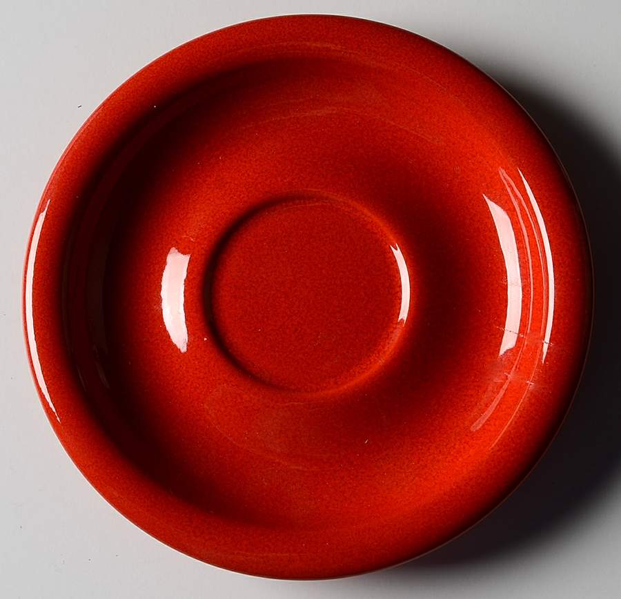 Solid Colours Red Saucer for Flat Cup by Waechtersbach-1