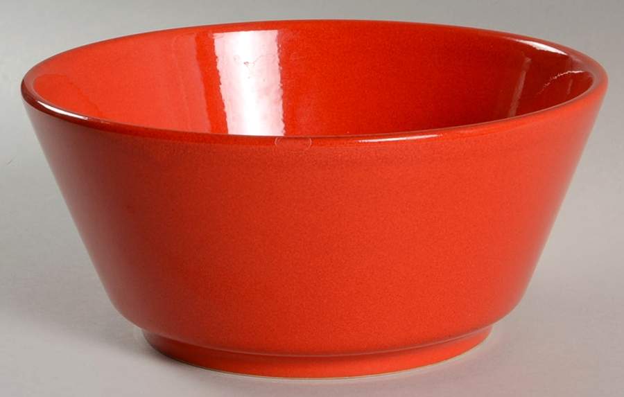 Solid Colours Red 7" Round Vegetable Bowl by Waechtersbach-1