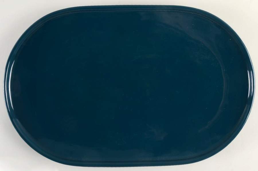 Solid Colours Spruce 16" Oval Serving Platter by Waechtersbach-1