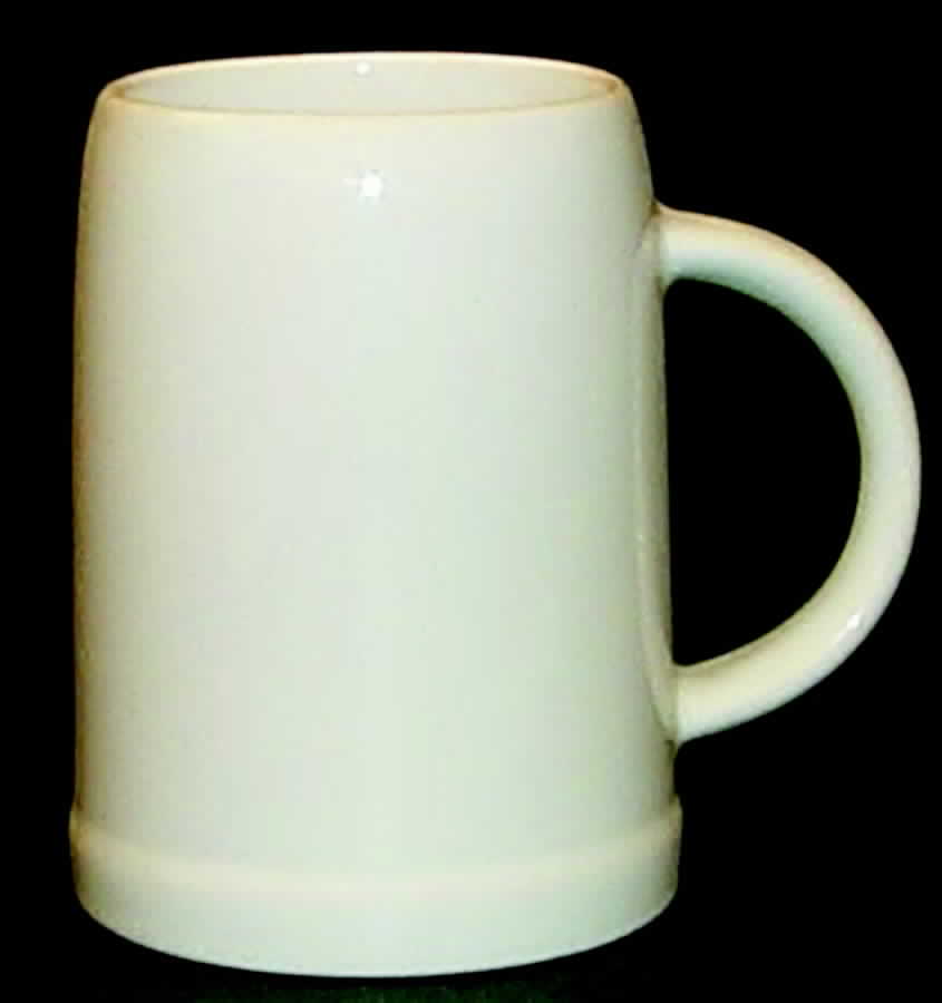 Solid Colours White Beer Stein by Waechtersbach-1