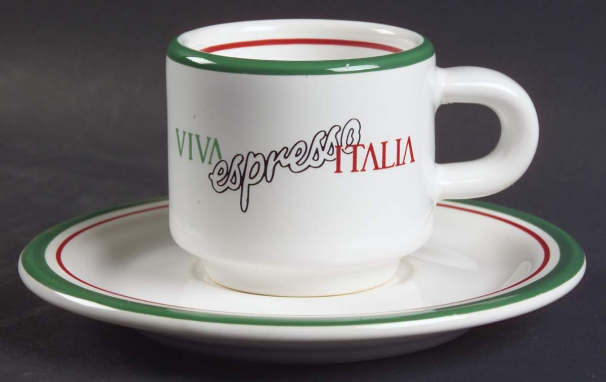 Viva Italia Espresso Cup and Saucer Set by Waechtersbach-1