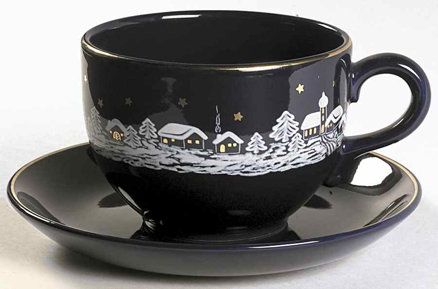 Winter Dreams Breakfast Cup & Saucer Set by Waechtersbach-1