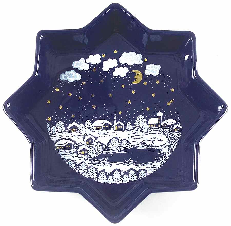 Winter Dreams Star Shaped Dish by Waechtersbach-1