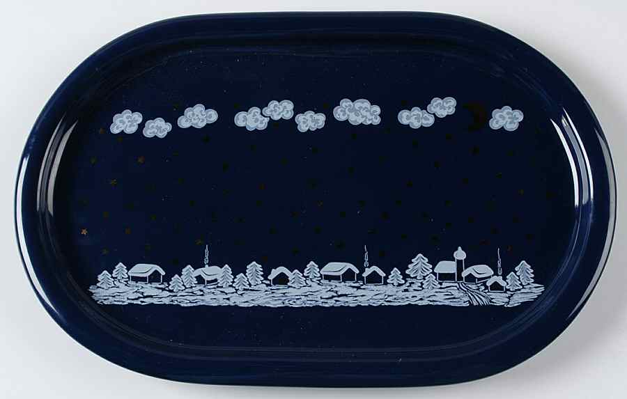 Winter Dreams 13" Oval Serving Platter by Waechtersbach-1