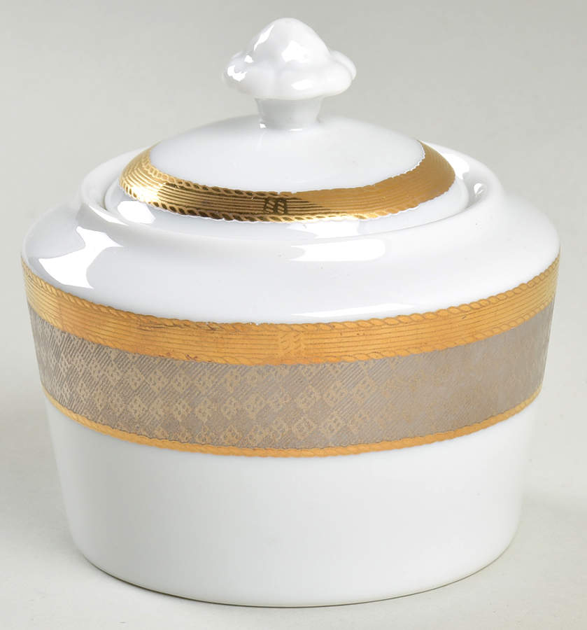 Aegean Sugar Bowl & Lid by Wallace Heritage (Japan)-1