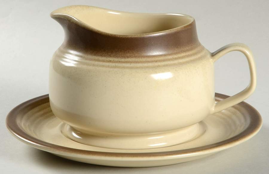 Autumn Haze Gravy Boat & Underplate by Wallace Heritage (Japan)-1