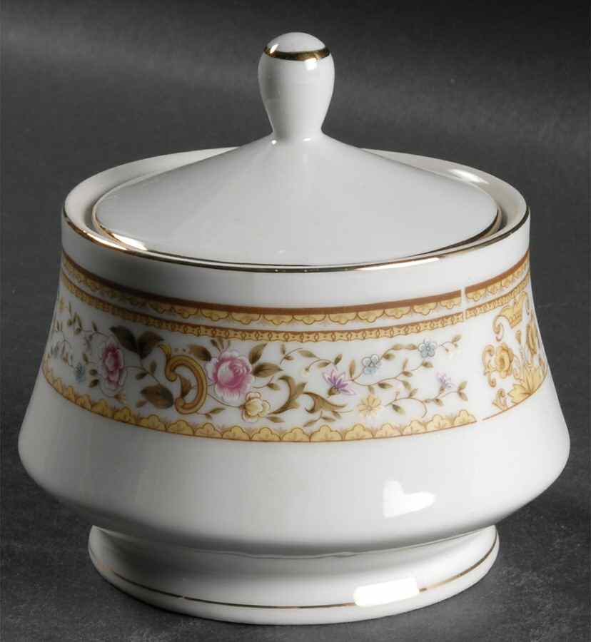 Daphne Sugar Bowl & Lid by Wallace Heritage (Japan)-1