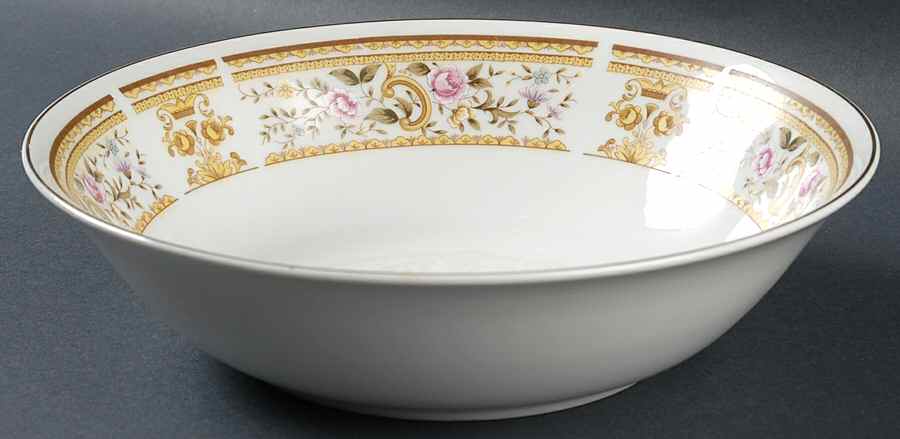 Daphne 9" Round Vegetable Bowl by Wallace Heritage (Japan)-1