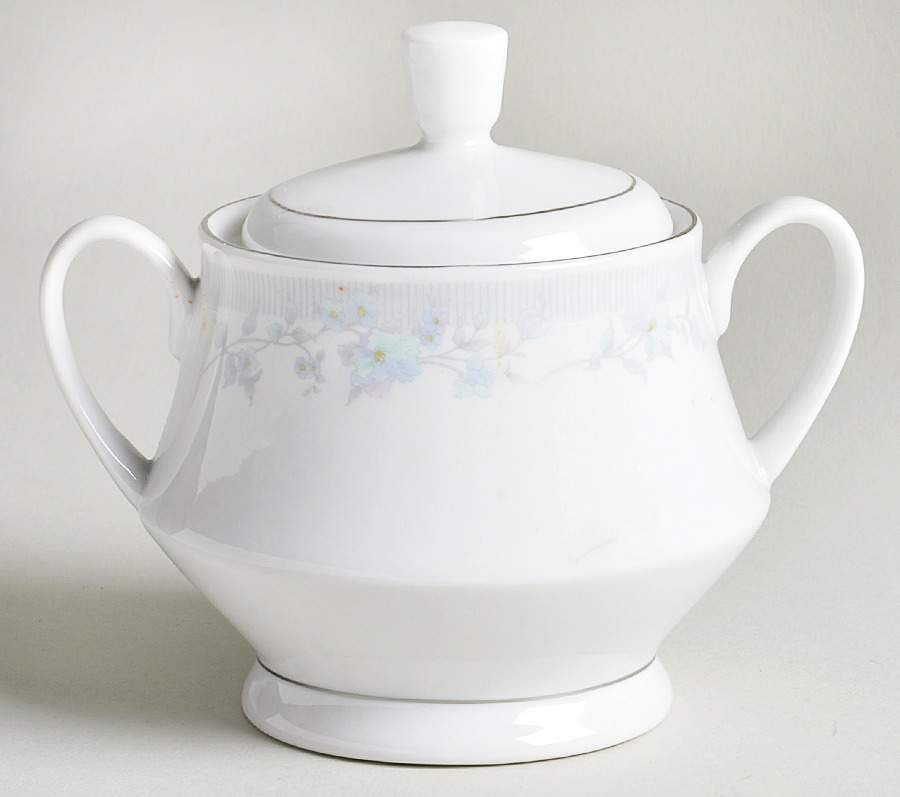 Eloquence Sugar Bowl & Lid by Wallace Heritage (Japan)-1
