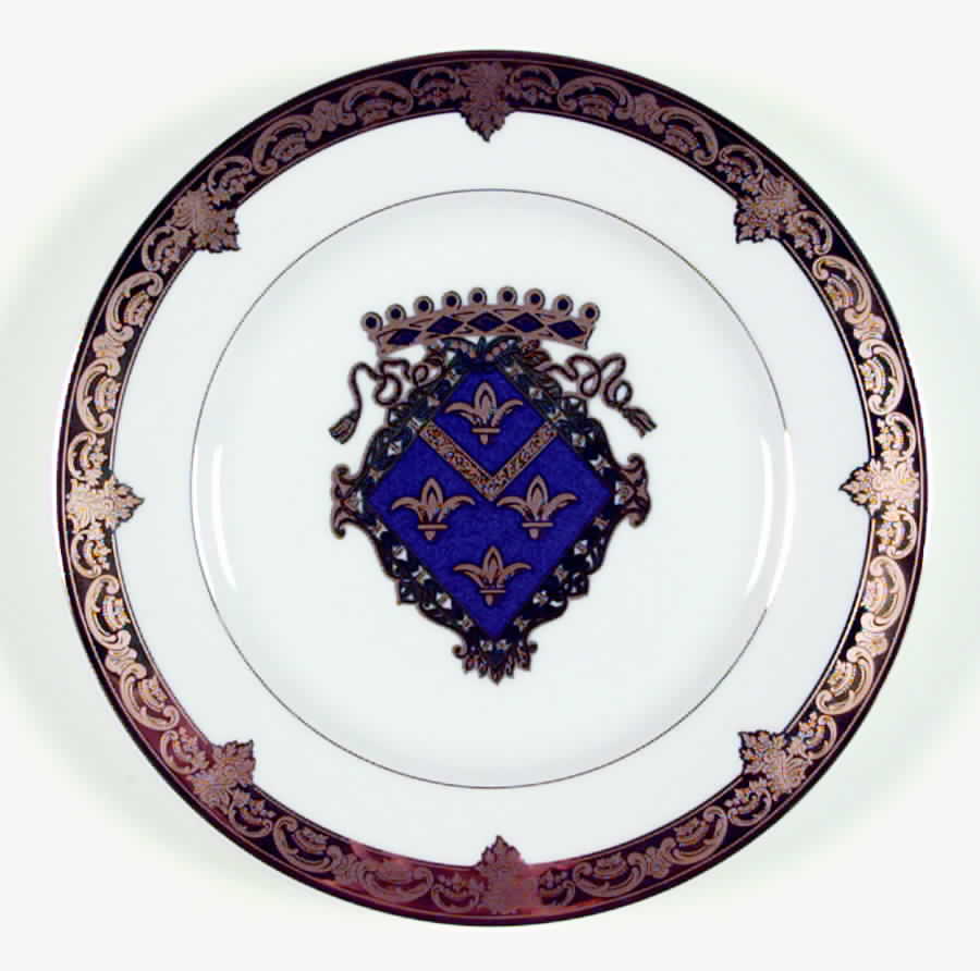 Grande Baroque Gold Accent Salad Plate by Wallace Heritage (Japan)-1