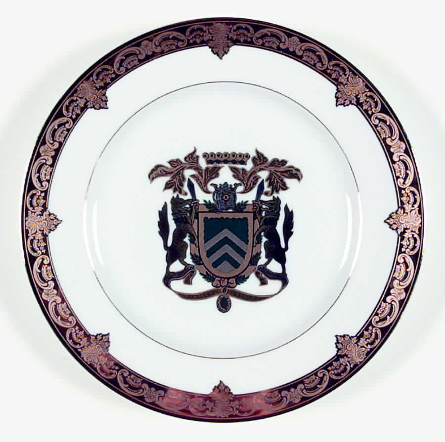 Grande Baroque Gold Accent Salad Plate by Wallace Heritage (Japan)-1