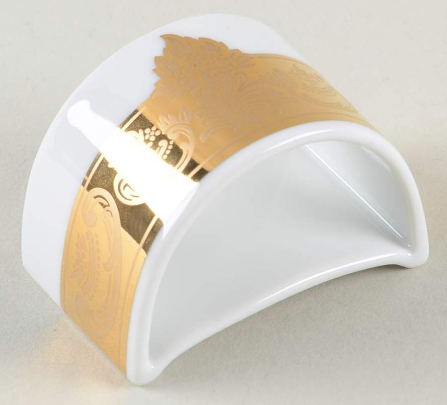 Grande Baroque Gold Napkin Ring by Wallace Heritage (Japan)-1