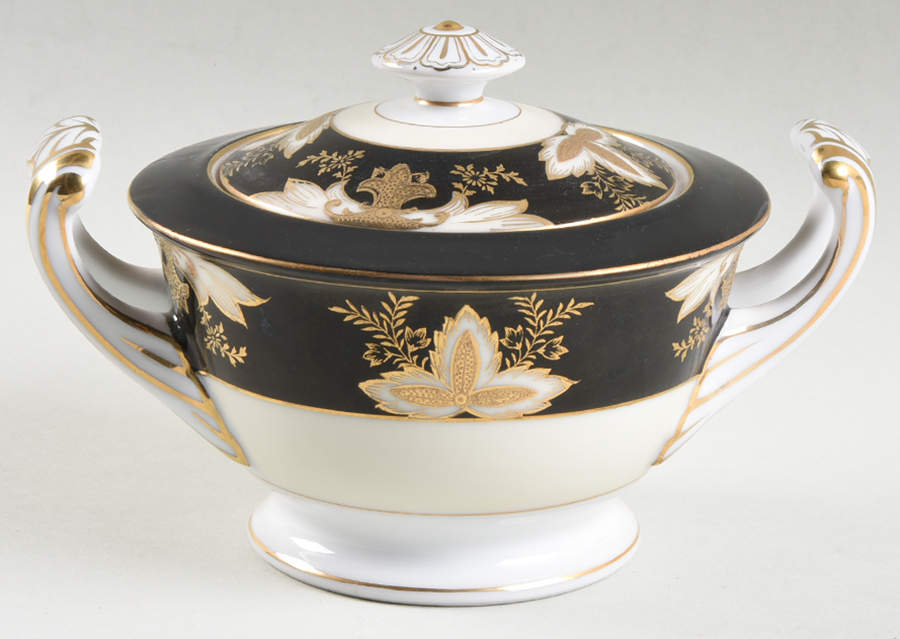 2412 Sugar Bowl & Lid by Wako-1