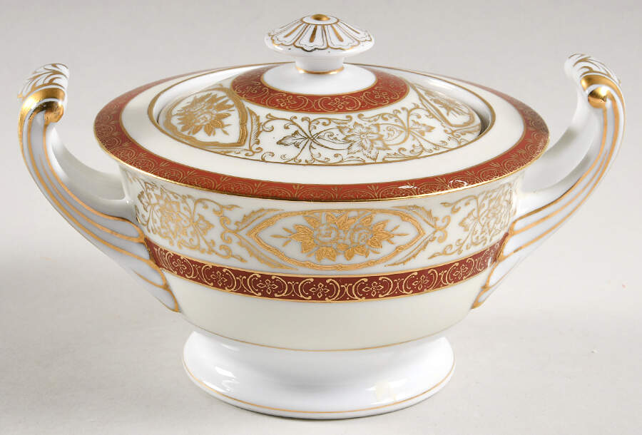 Aristocrat Sugar Bowl & Lid by Wako-1