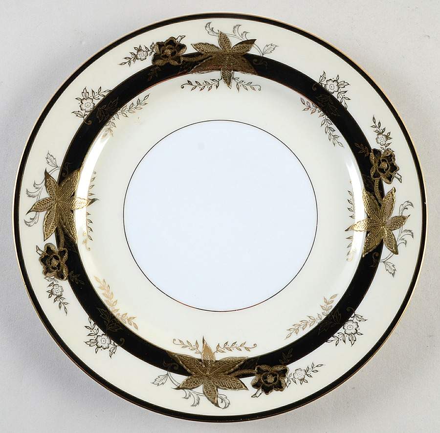 Golden Maple Salad Plate by Wako-1