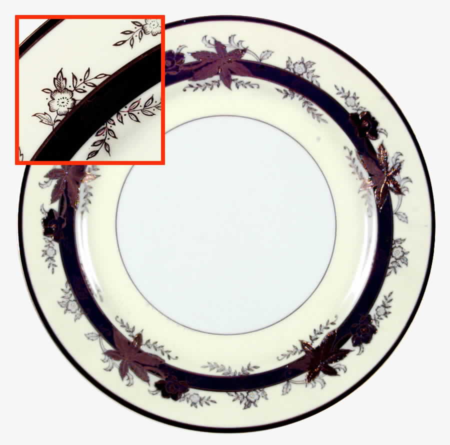 Golden Maple Dinner Plate by Wako-1