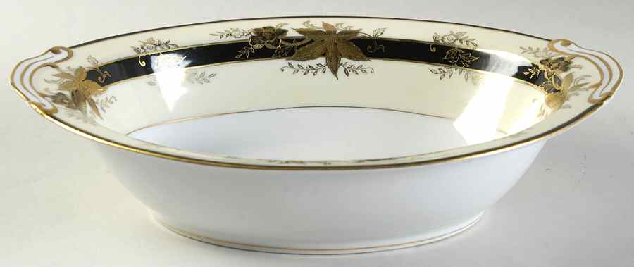 Golden Maple 10" Oval Vegetable Bowl by Wako-1