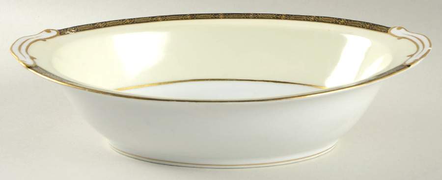 Tiffany 10" Oval Vegetable Bowl by Wako-1