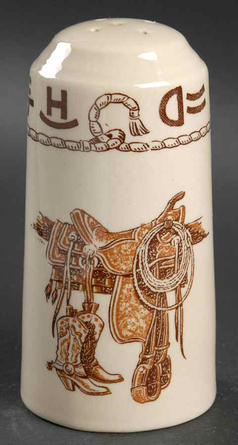 Boots & Saddle Oversized Pepper Shaker by Wallace (American)-1
