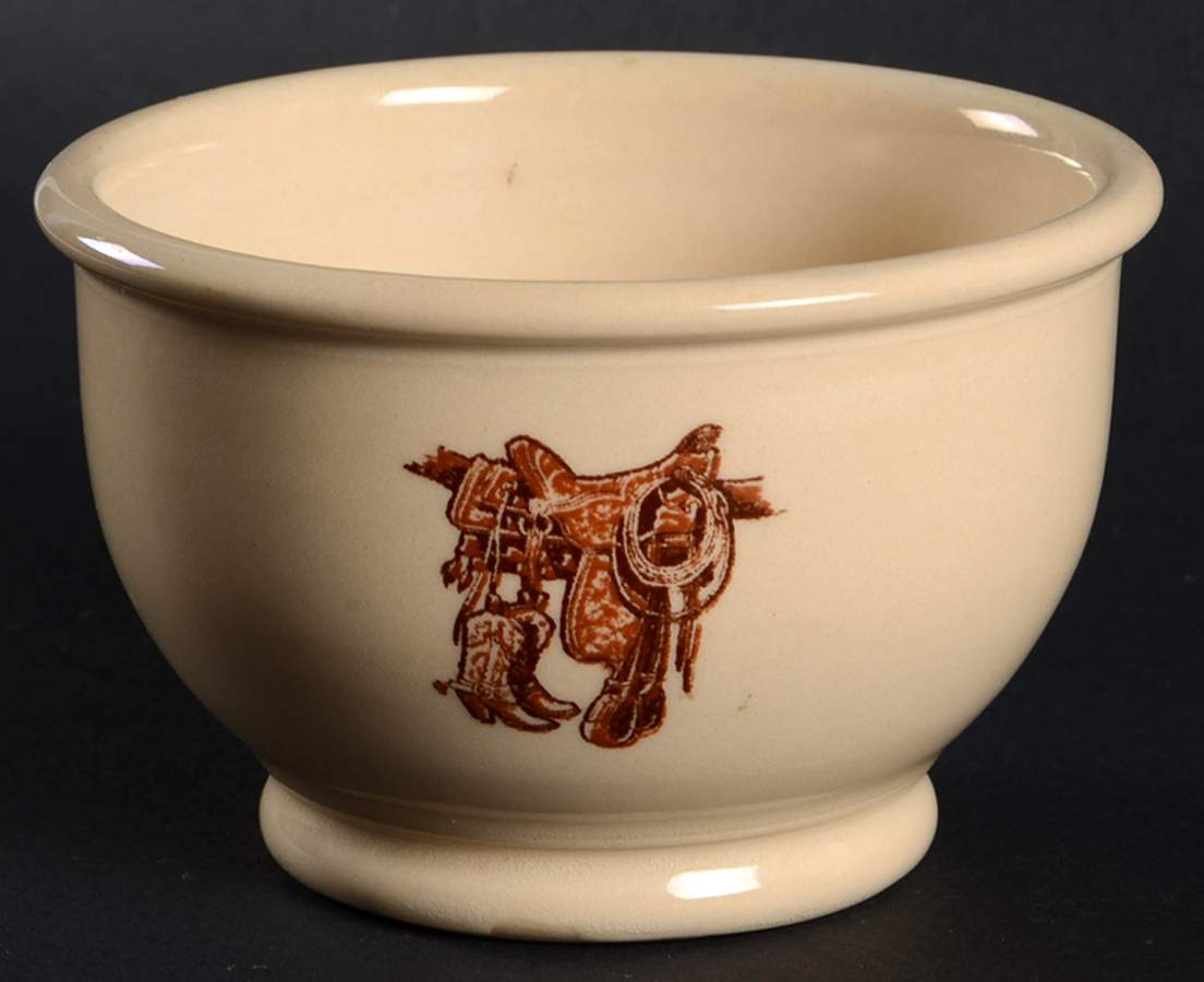 Boots & Saddle Sugar Bowl No Lid by Wallace (American)-1