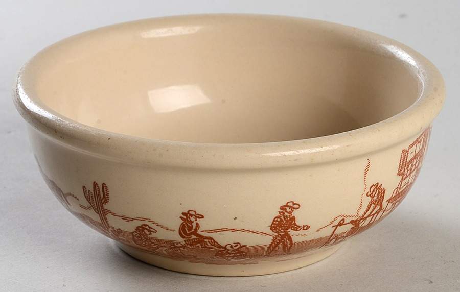 Chuck Wagon Coupe Cereal Bowl by Wallace (American)-1