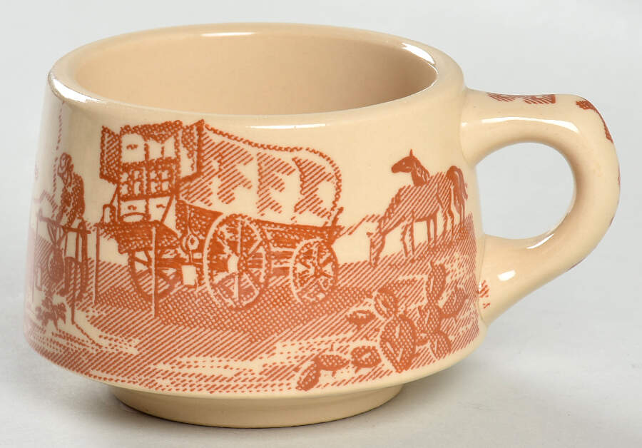 Chuck Wagon Footed Cup by Wallace (American)-1