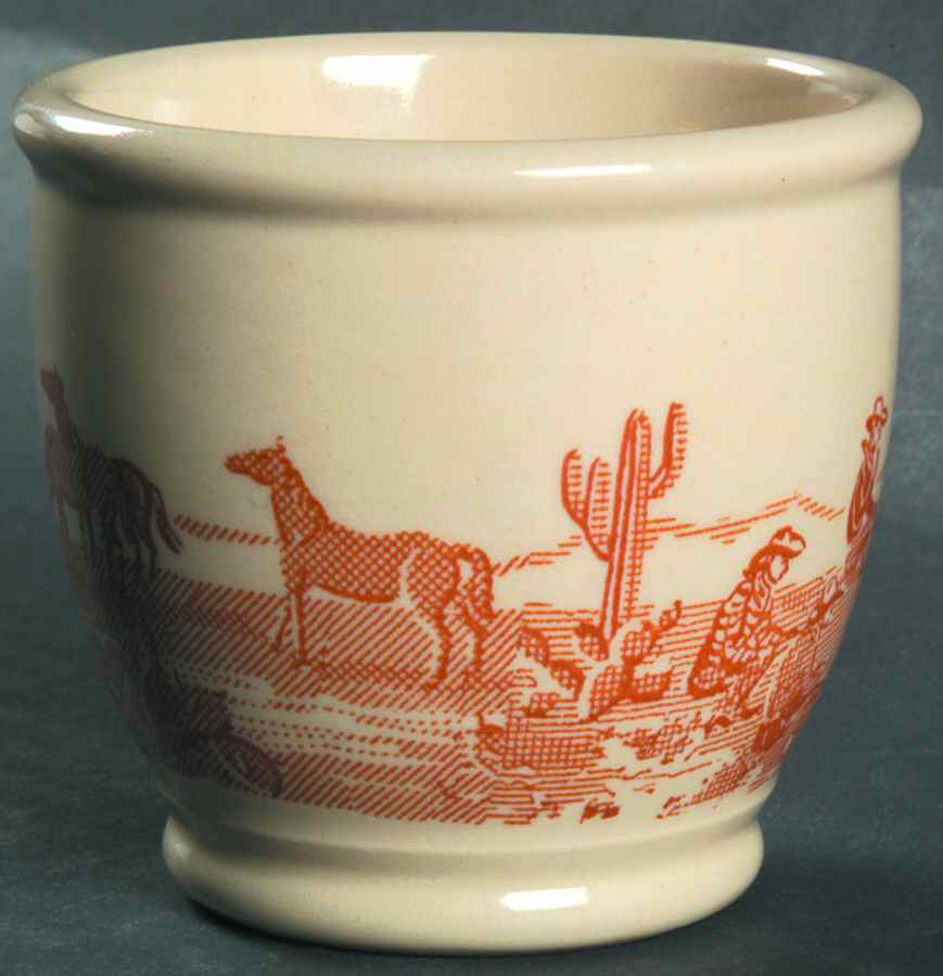 Chuck Wagon Single Egg Cup by Wallace (American)-1