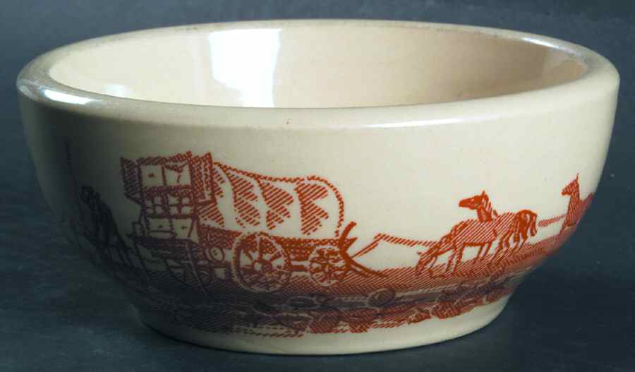 Chuck Wagon Coupe Cereal Bowl by Wallace (American)-1