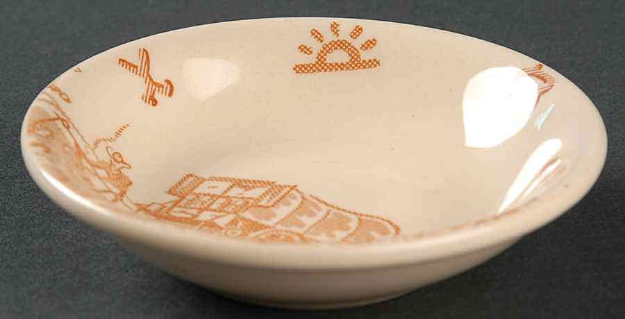 Chuck Wagon Butter Pat by Wallace (American)-1
