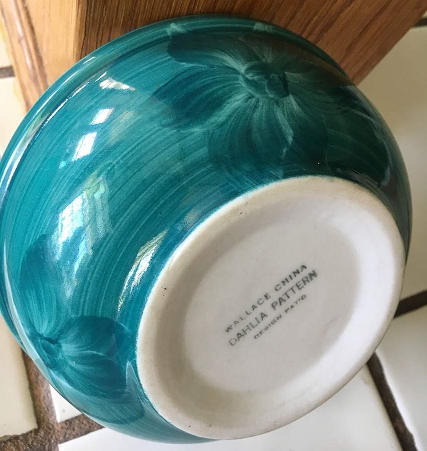 Dahlia Coupe Cereal Bowl by Wallace (American)-1