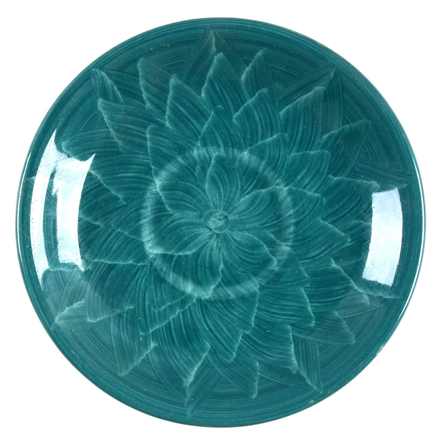 Dahlia Saucer for Flat Cup by Wallace (American)-1