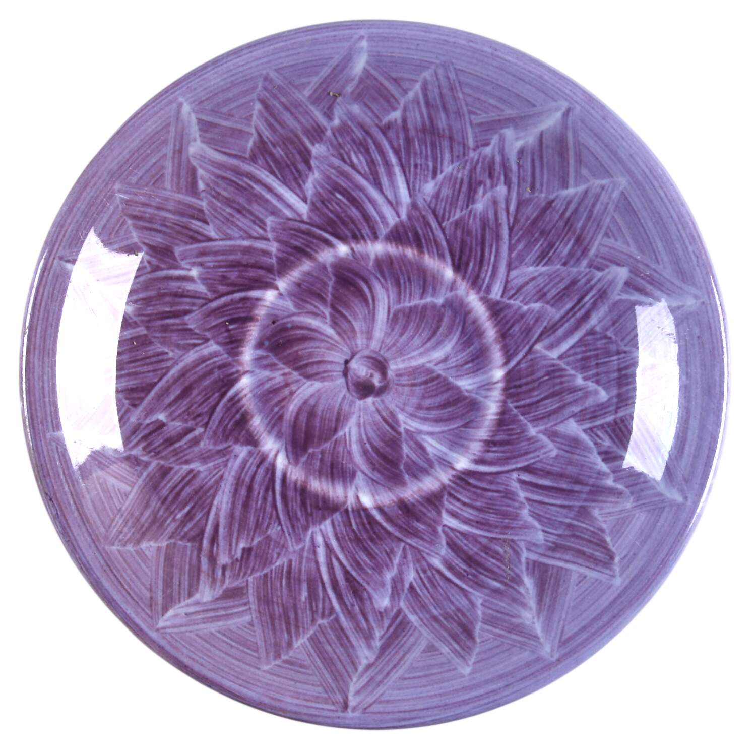 Dahlia Saucer for Flat Cup by Wallace (American)-1
