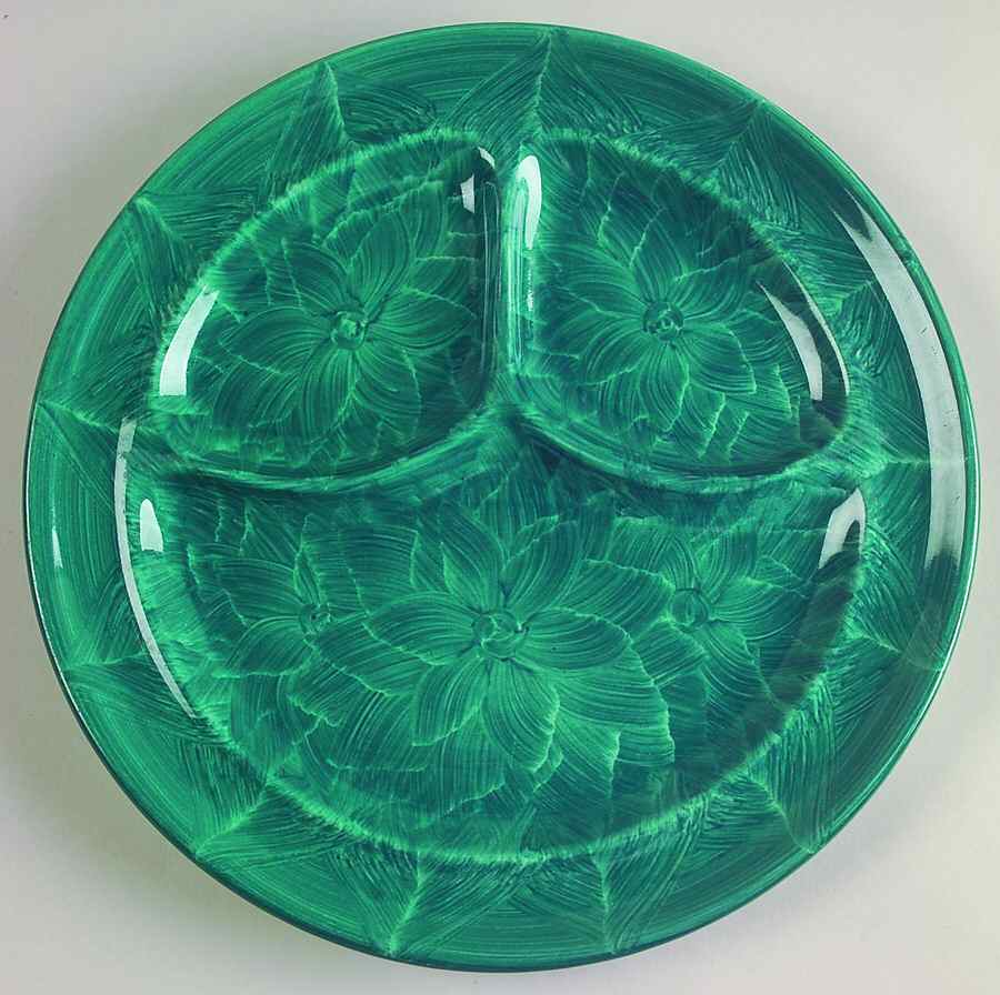 Dahlia Grill Plate by Wallace (American)-1