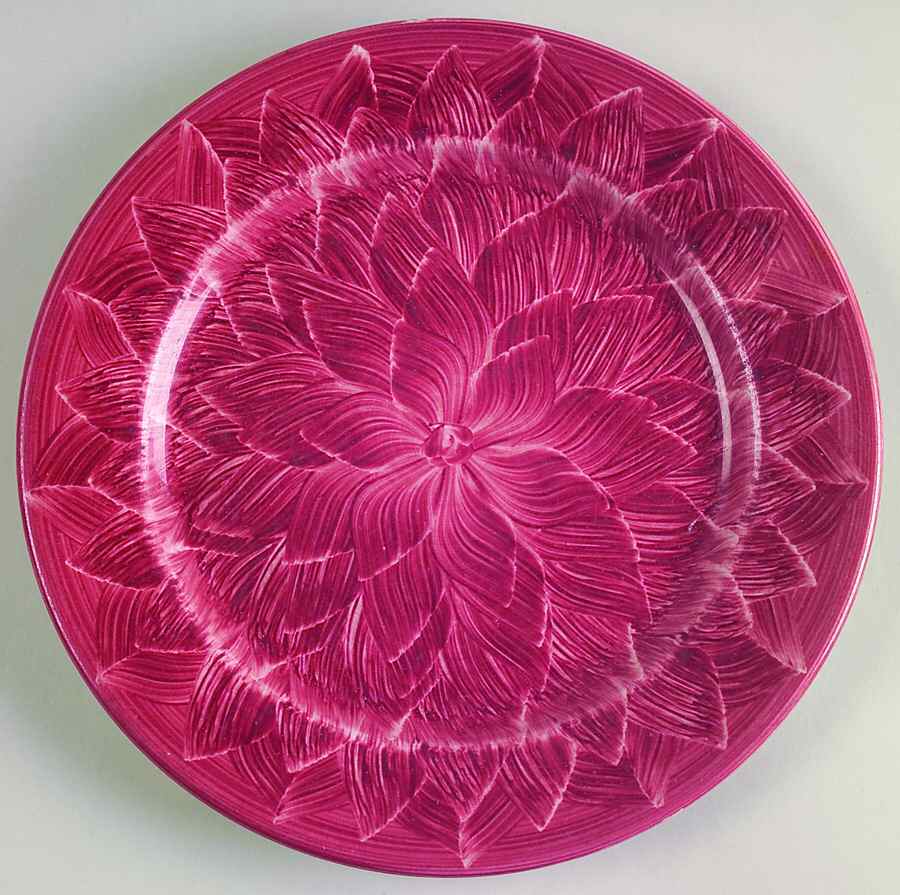 Dahlia Luncheon Plate by Wallace (American)-1
