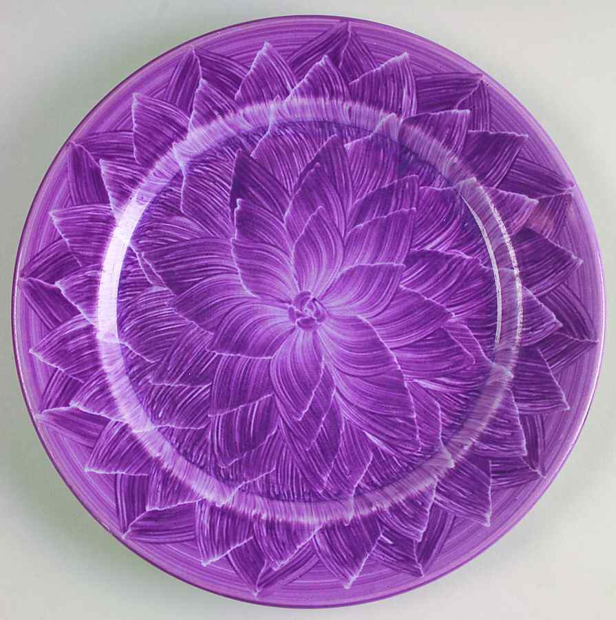 Dahlia Luncheon Plate by Wallace (American)-1