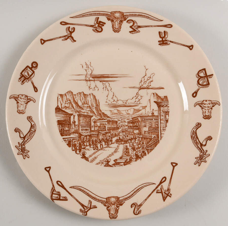 El Rancho Service Plate (Charger) by Wallace (American)-1