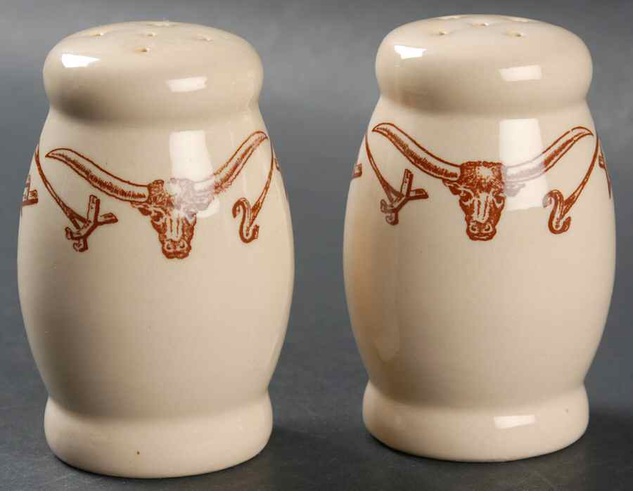 El Rancho Salt & Pepper Set by Wallace (American)-1