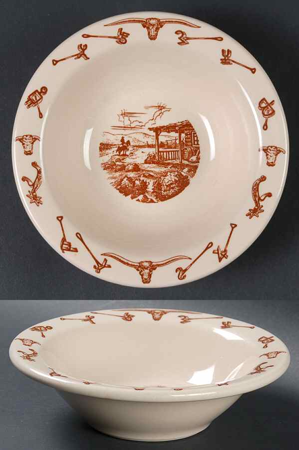 El Rancho Rim Cereal Bowl by Wallace (American)-1