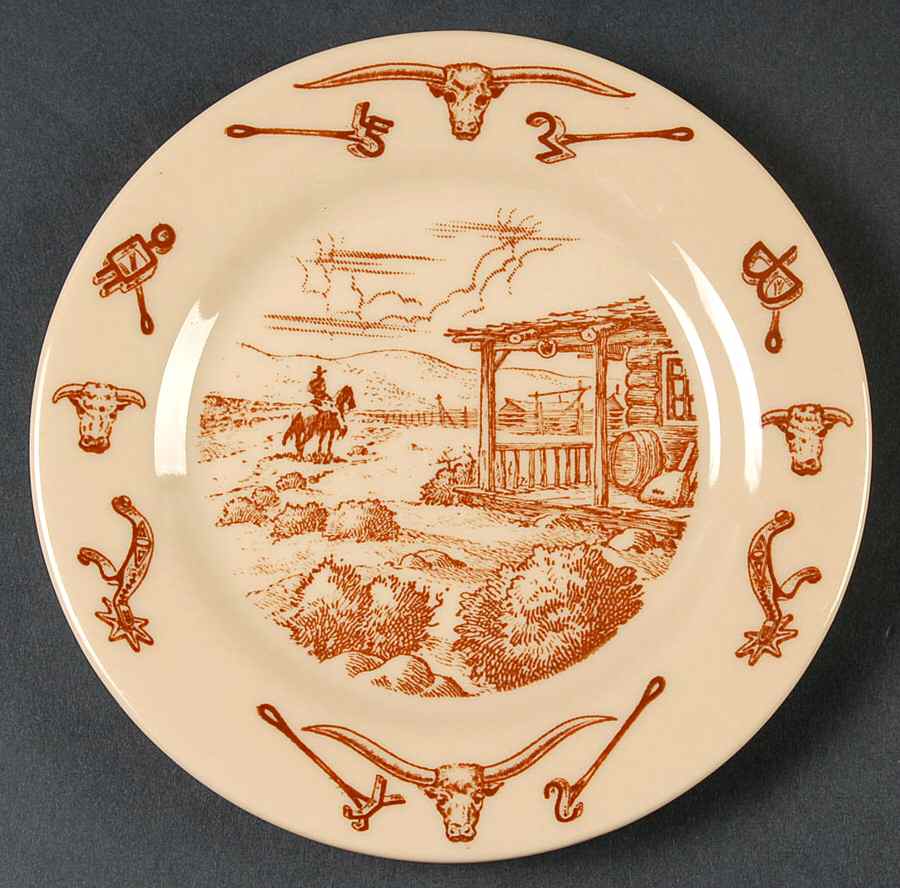 El Rancho Small Bread & Butter Plate by Wallace (American)-1