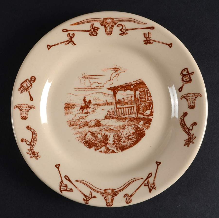 El Rancho Salad Plate by Wallace (American)-1