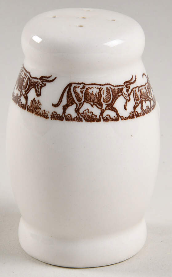 Long Horn (Westward Ho) Pepper Shaker by Wallace (American)-1