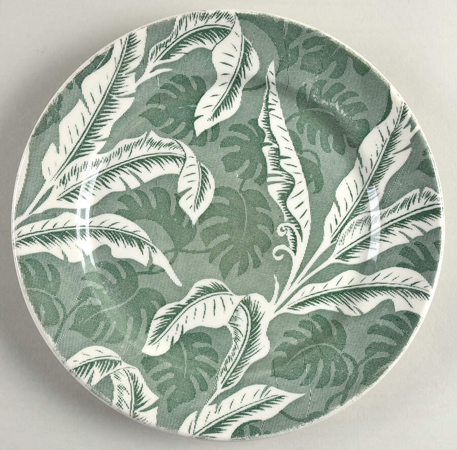 Palm Green (USA) Dinner Plate by Wallace (American)-1